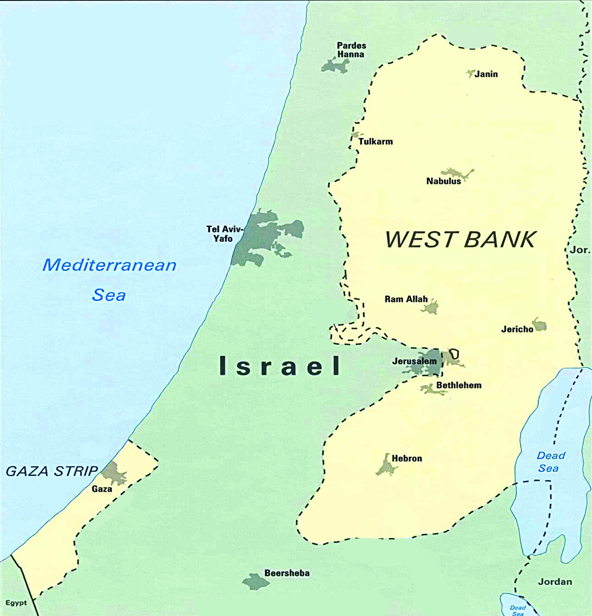 Medio Oriente: Israele vuole la West Bank - Geopolitica - Commoditiestrading